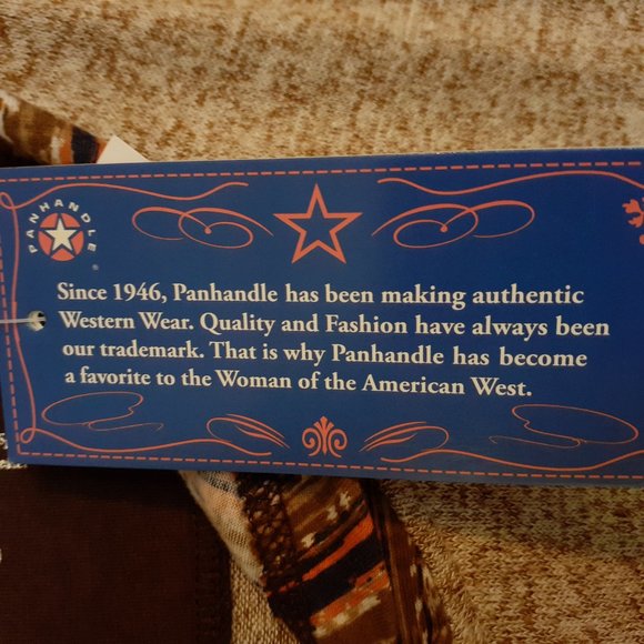 NWT Panhandle Long Sleeve Hoodie with Kangaroo Pocket Light Brown Size M - Picture 10 of 12